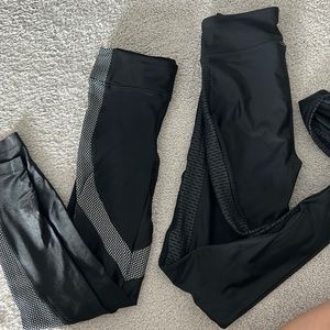 Koral leggings 2 pack patterned metallic